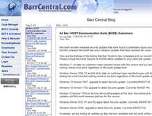 Tablet Screenshot of barrcentral.com